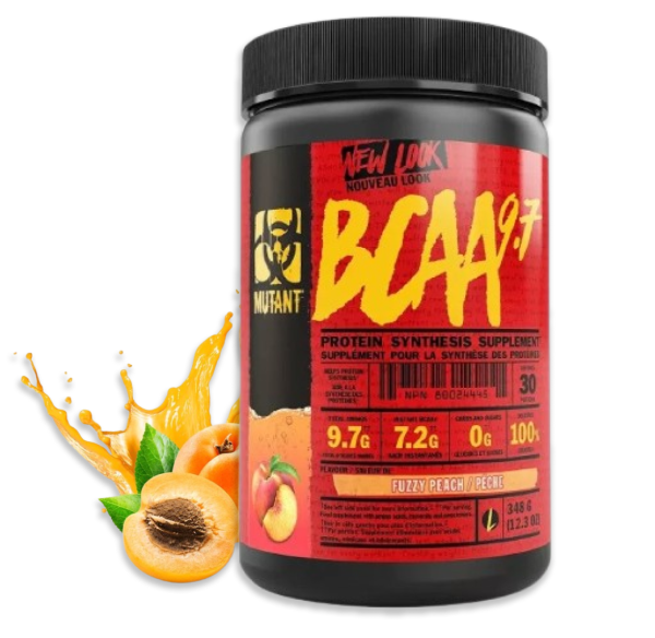 PVL Mutant – BCAA 9.7, Aminokwasy + elektrolity, Brzoskwinia, 348g