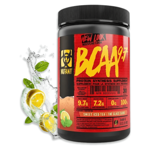 PVL Mutant – BCAA 9.7, Aminokwasy + elektrolity, Herbata Mrożona, 348g