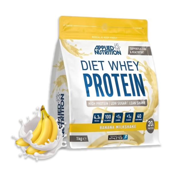 Applied Nutrition – Diet Whey, Białko serwatkowe, Bananowy milkshake, 1000g