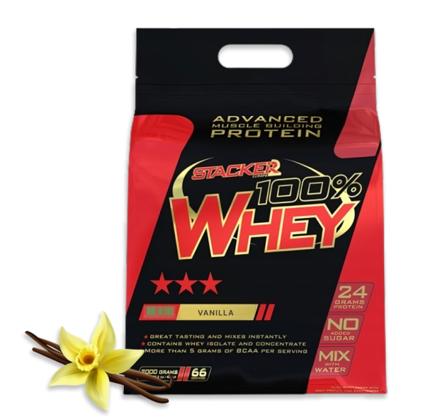 Stacker2 Europe – 100% Whey, Białko WPC/WPI, Wanilia, 2000g